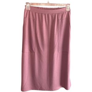 Les Amis mauve stretch skirt Sz S